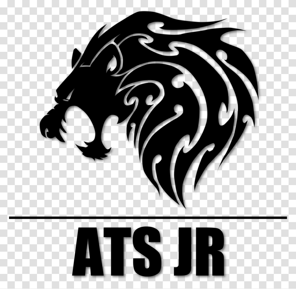 Lion Face Clipart Black And White, Gray, World Of Warcraft Transparent Png