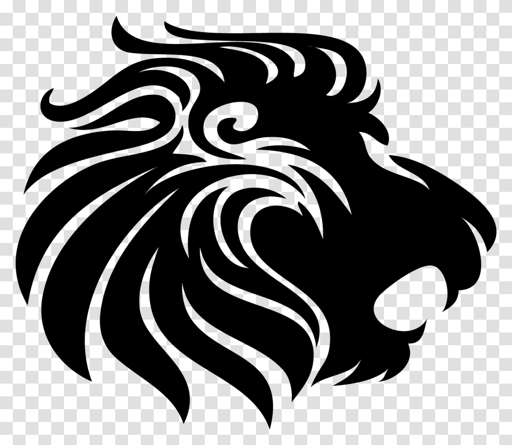 Lion Face Clipart Logo, Gray, World Of Warcraft Transparent Png