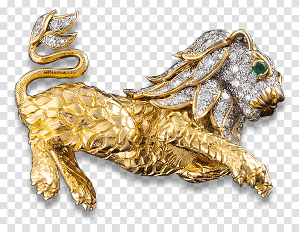 Lion, Gold, Jewelry, Accessories, Accessory Transparent Png