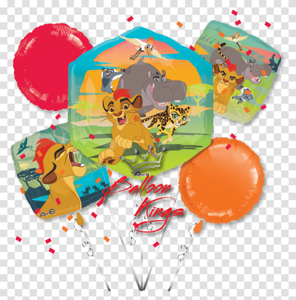 Lion Guard Bouquet, Balloon, Paper Transparent Png