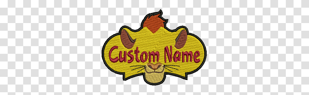 Lion Guard Custom Iron On Patch With Name Quacking Threads, Logo, Animal, Mammal Transparent Png