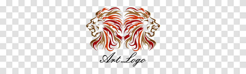 Lion Head Art Logo Vector, Rug, Pattern, Dragon, Ornament Transparent Png