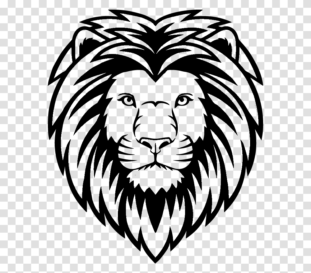 Lion Head Black And White, Gray, World Of Warcraft Transparent Png