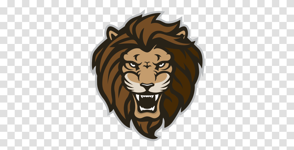 Lion Head Gold Lion Logo Wildlife Animal Mammal Beaver Transparent Png Pngset Com