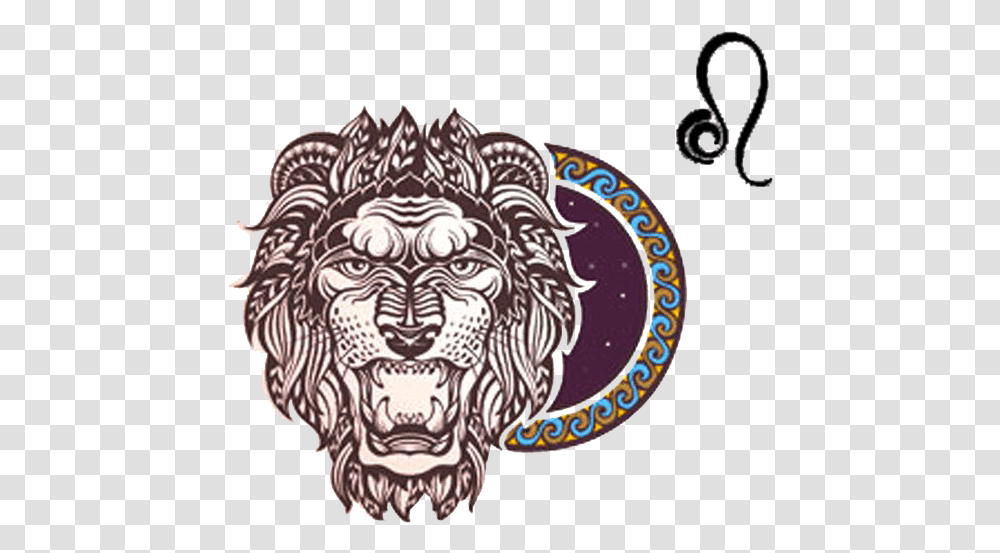 Lion Head Graphic Design, Pattern, Ornament Transparent Png