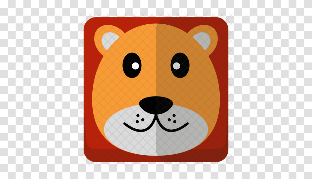 Lion Head Icon Cartoon, Outdoors, Poster, Advertisement, Plant Transparent Png
