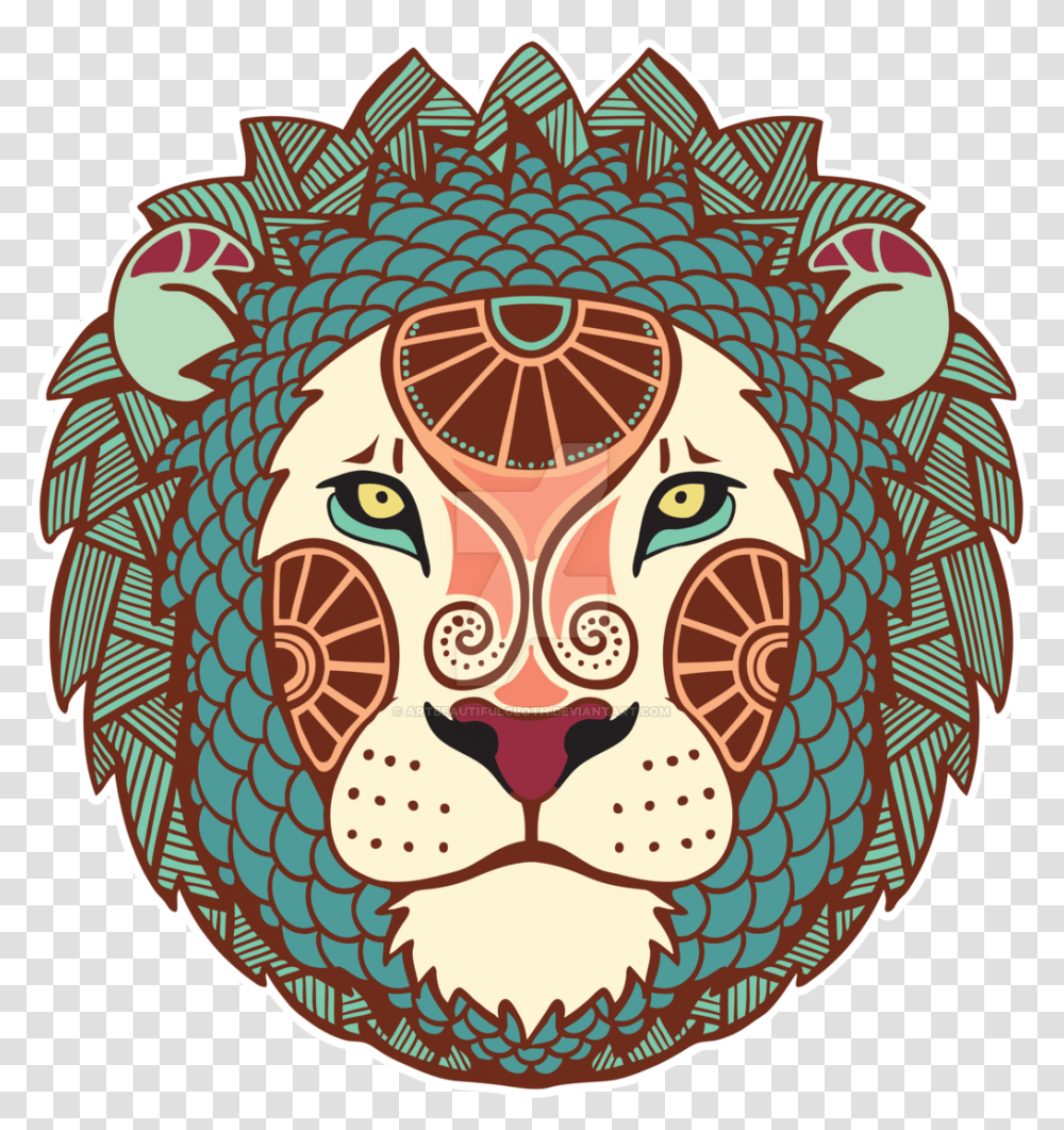 Lion Head Image, Pattern, Bird, Animal Transparent Png