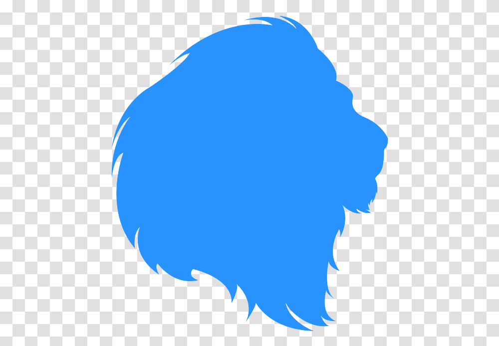 Lion Head On Silhouette, Balloon Transparent Png