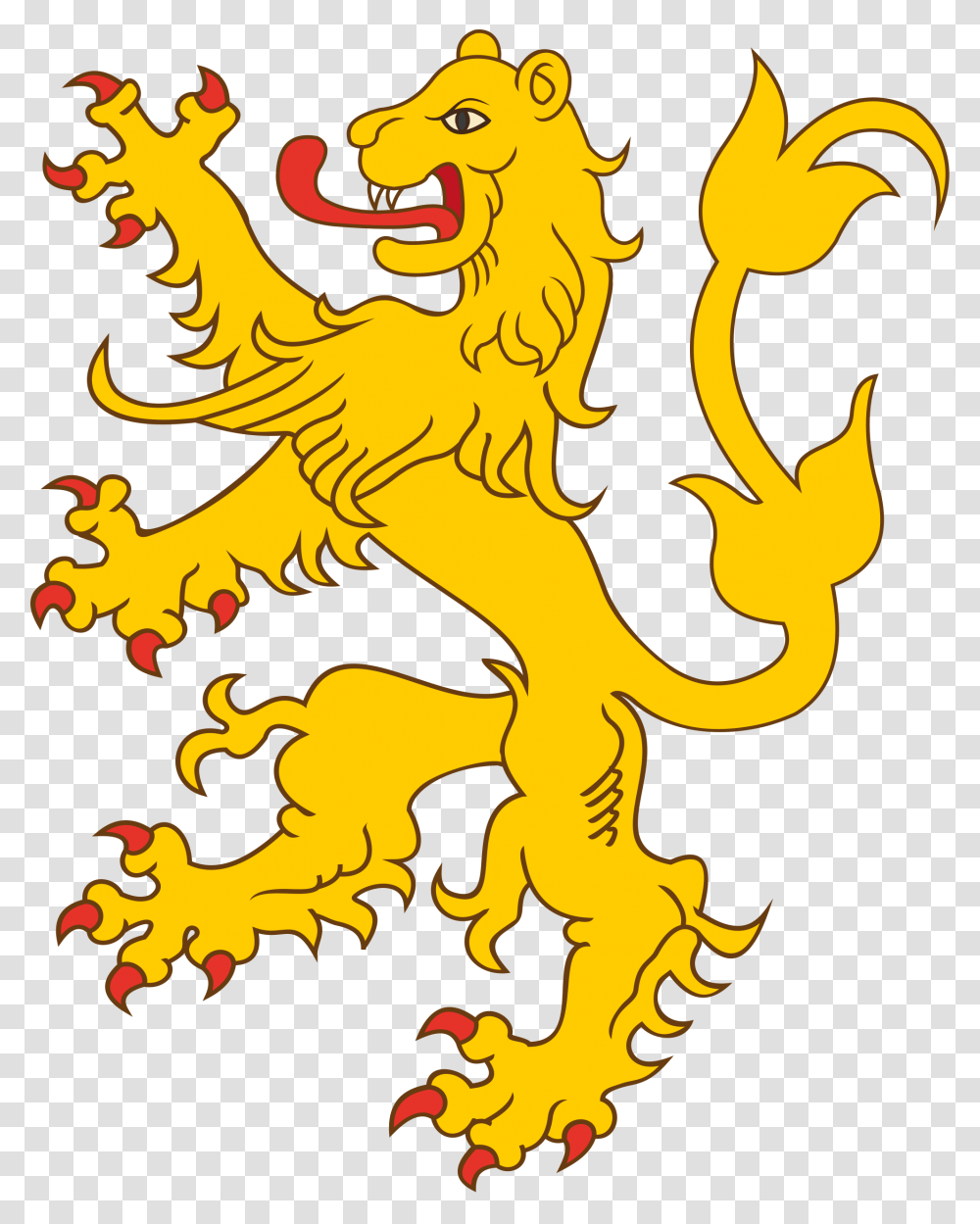 Lion Heraldry Download Heraldic Lion, Dragon, Flame, Fire, Poster Transparent Png