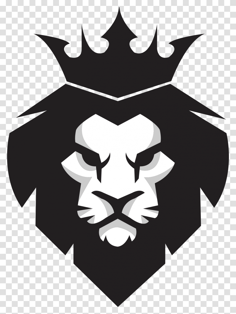 Lion Icon, Stencil Transparent Png