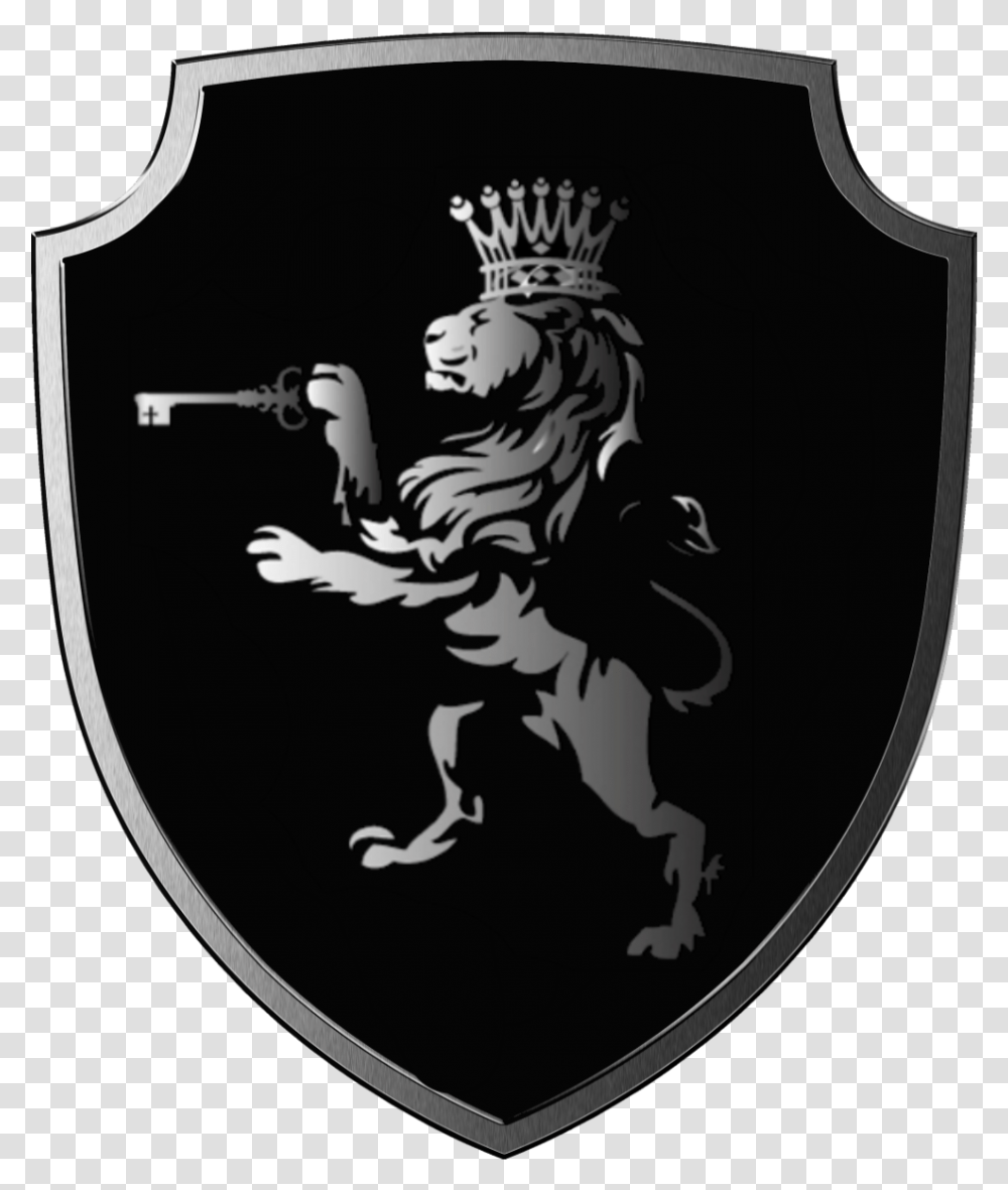 Lion In Shield Logo, Armor, Poster, Advertisement, Person Transparent Png