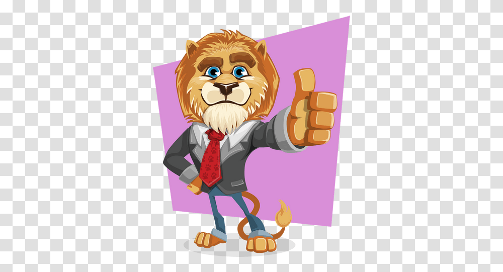 Lion King Animal Business Suit Estime De Soi Enfants, Tie, Accessories, Accessory, Toy Transparent Png