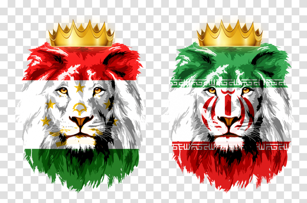 Lion King Crown Free Image On Pixabay Lion With Crown Logo, Art, Chicken, Fowl, Bird Transparent Png