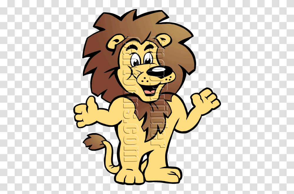 Lion King Mascot Lion Gezeichnet, Plant, Mammal, Animal, Hand Transparent Png