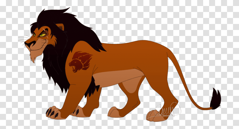 Lion King Scar, Animal, Mammal, Wildlife, Canine Transparent Png