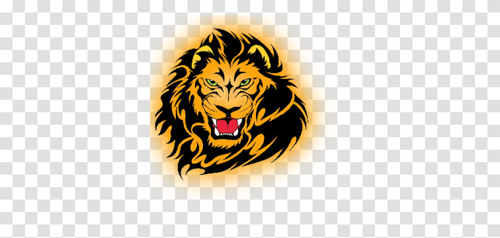 Lion Logo Hd Logo Lion Hd, Wildlife, Animal, Mammal, Symbol Transparent Png