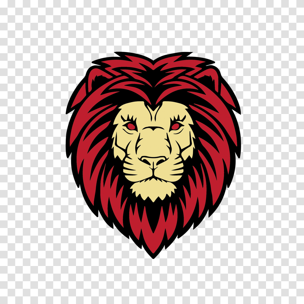 Lion Logo On Behance, Emblem, Trademark Transparent Png