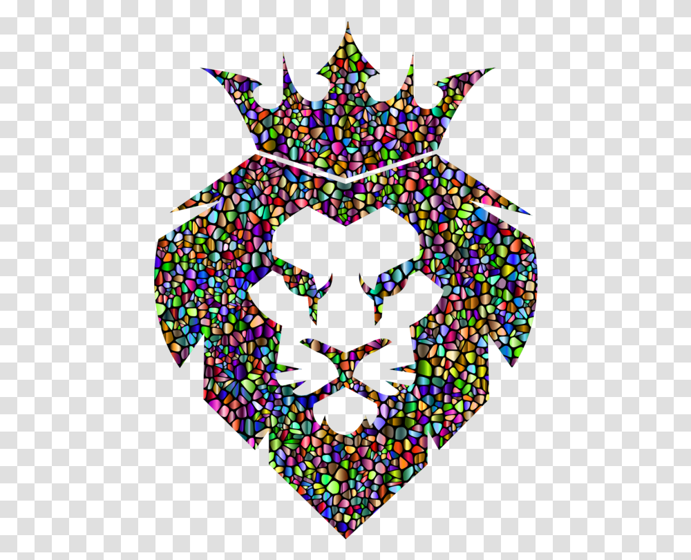 Lion Logo Roar Proud To Be A Punjabi, Art, Stained Glass, Pattern, Symbol Transparent Png