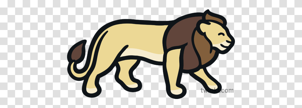 Lion Map Icon African Animal Mammal Carnivore Eyfs Animal Figure, Wildlife, Buffalo, Bear, Aardvark Transparent Png