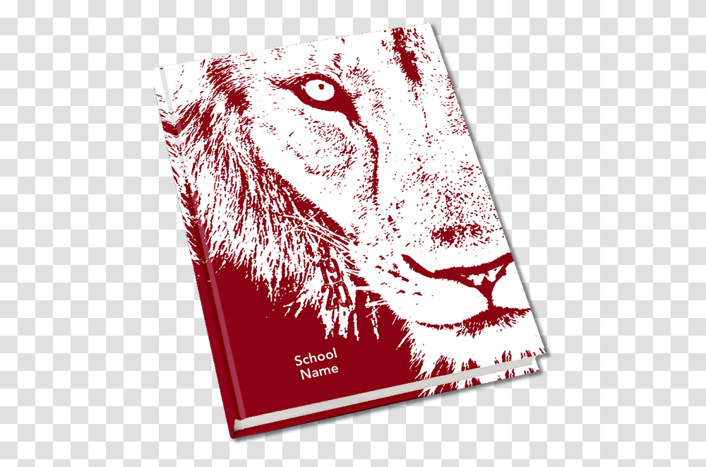 Lion Mascot Yearbook Cover Lion Themed Yearbook, Bird, Animal, Poster, Advertisement Transparent Png