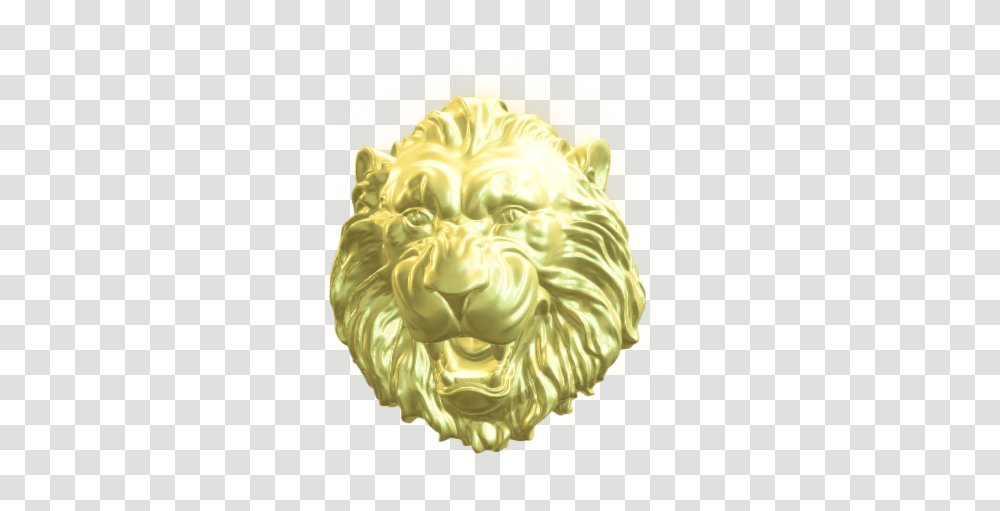 Lion, Plant, Gold, Coin, Money Transparent Png