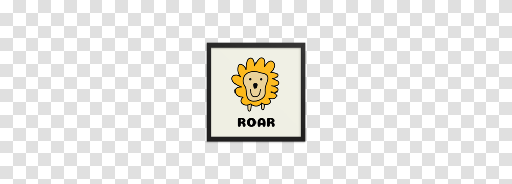 Lion Roar Framed Poster The Happy Art Lab, Logo, Outdoors Transparent Png