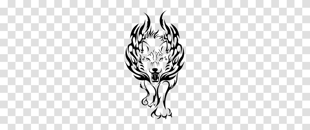 Lion Roaring Drawing, Stencil, Emblem Transparent Png