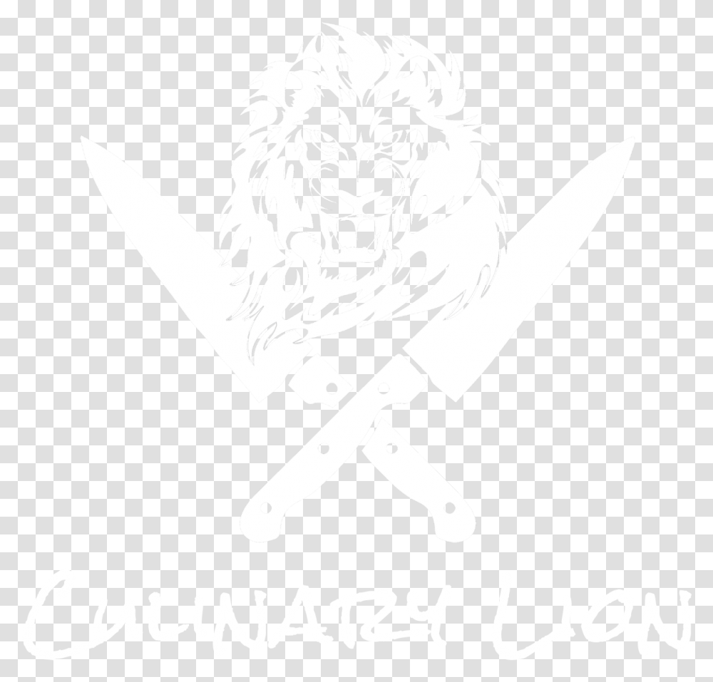 Lion's Head With Crossed Knives Chef Knives Crossed, Blade, Weapon, Weaponry, Tiger Transparent Png