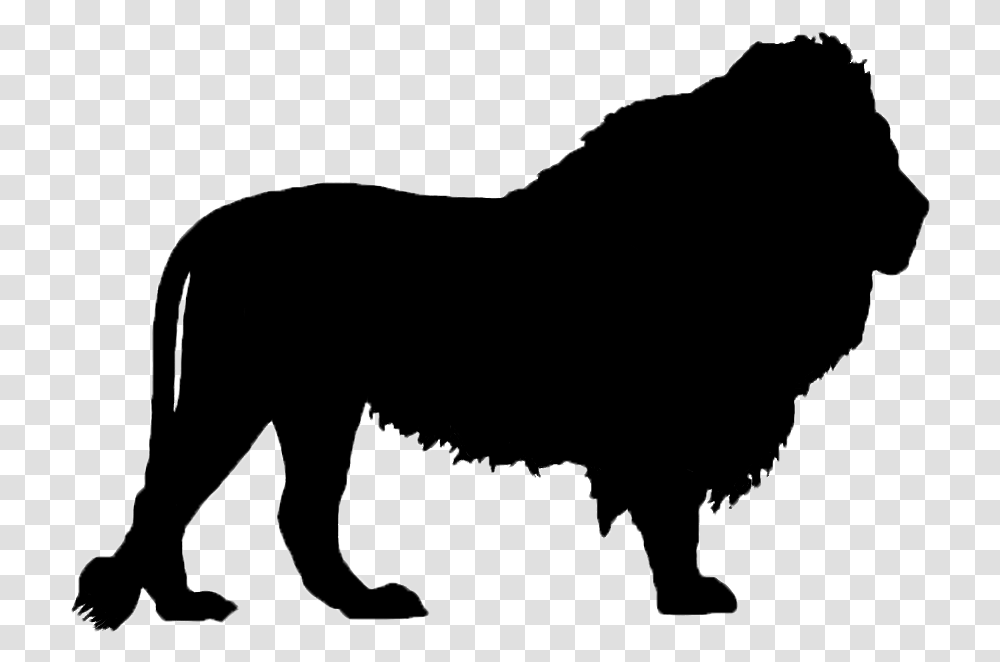 Lion Silhouette Clip Art Lion Clipart Silhouette, Animal, Mammal, Dog, Pet Transparent Png