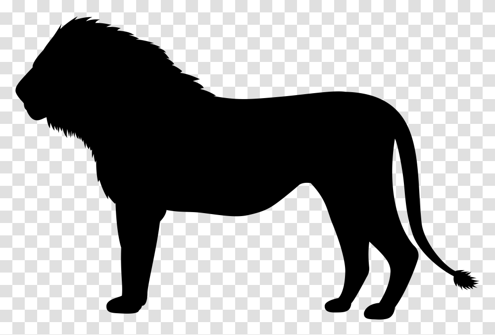 Lion Silhouette Clip Art, Logo, Trademark Transparent Png