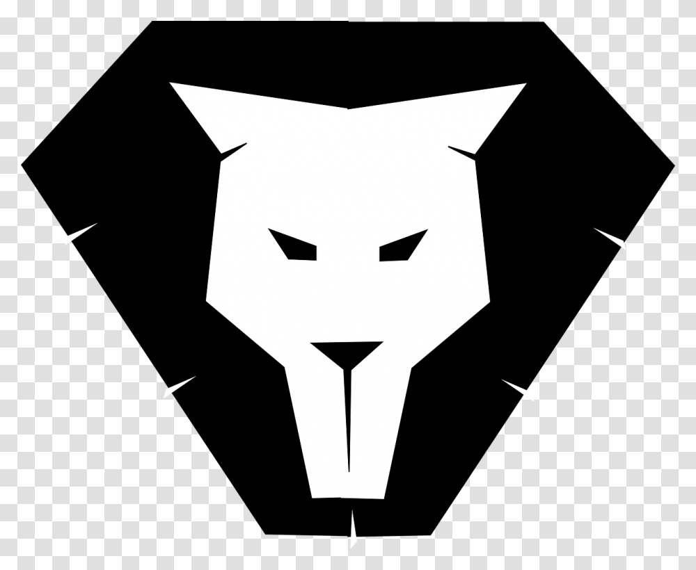 Lion Silhouette Logo Animal Sign Symbol Head Free Logos, Light, Stencil, Cross Transparent Png