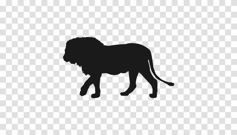 Lion Silhouette, Mammal, Animal, Dog, Pet Transparent Png