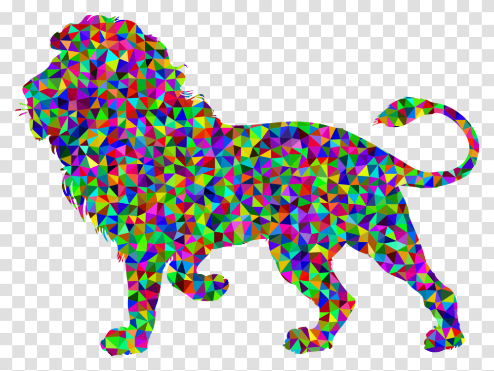 Lion Silhouette Stencil Drawing, Animal, Person Transparent Png