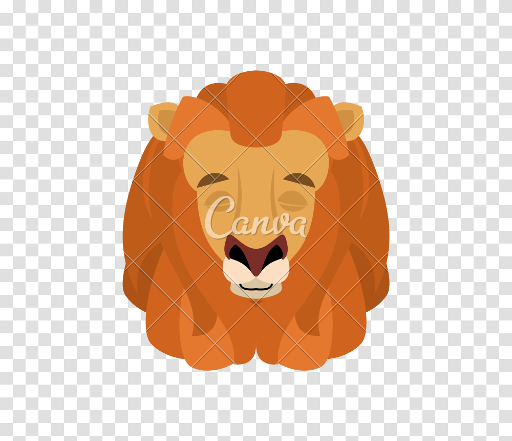 Lion Sleeping Emoji Face Avatar, Mammal, Animal, Golden Retriever, Dog Transparent Png