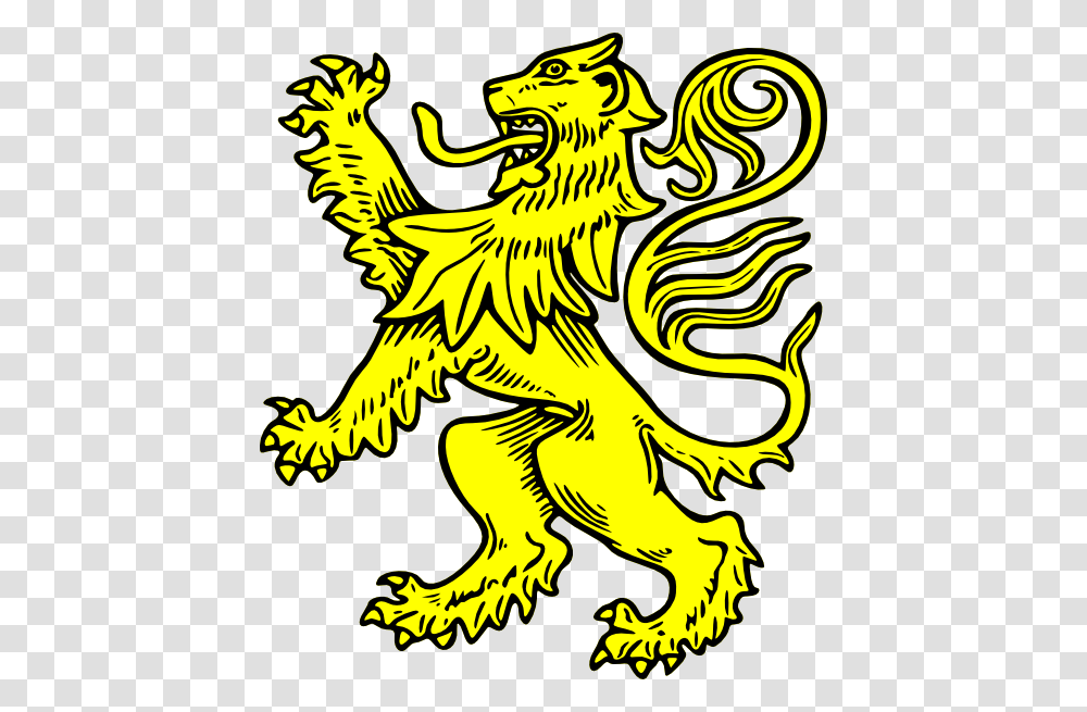 Lion Svg Clip Arts Heraldry Lion Rampant, Logo, Trademark Transparent Png