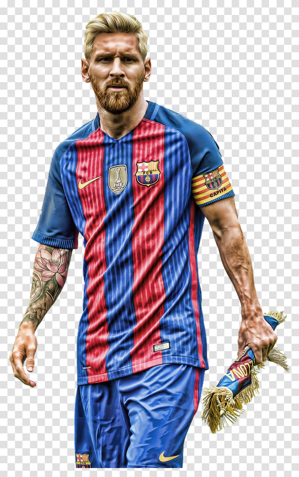 Lionel Messi Barca 2017, Apparel, Shirt, Person Transparent Png