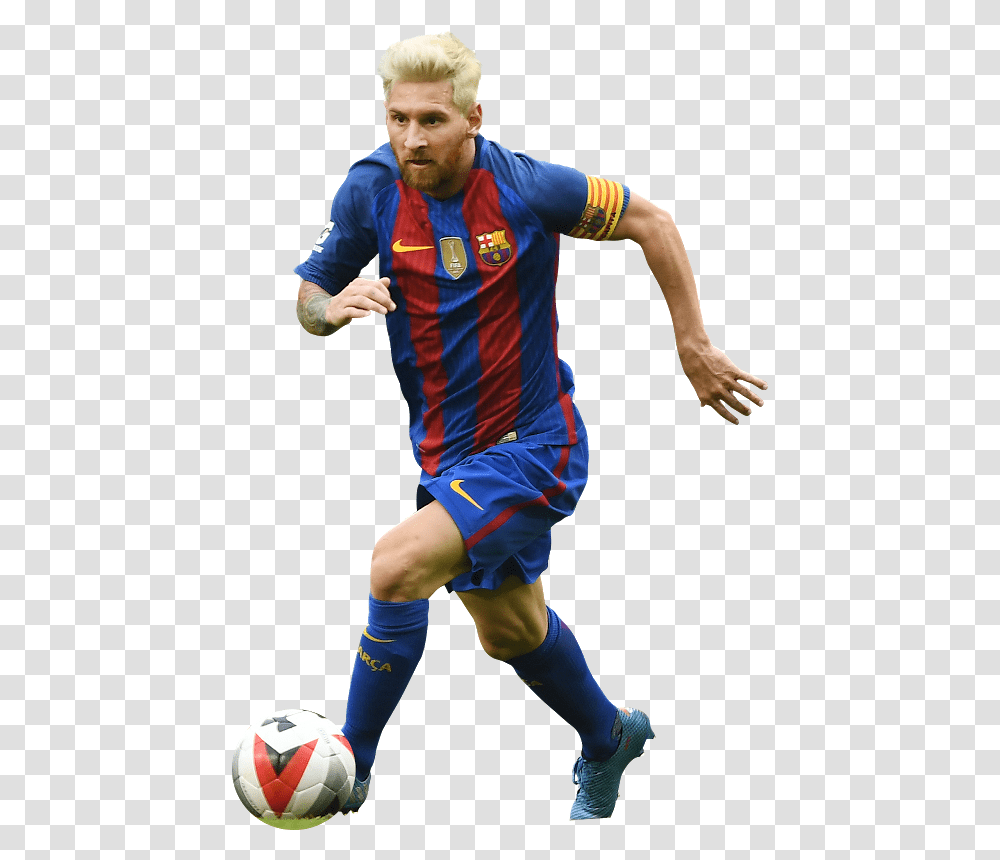 Lionel Messi Barcelona Clipart Image, Soccer Ball, Football, Team Sport, Person Transparent Png