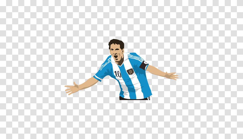 Lionel Messi Cartoon, Person, People, Football, Team Sport Transparent Png