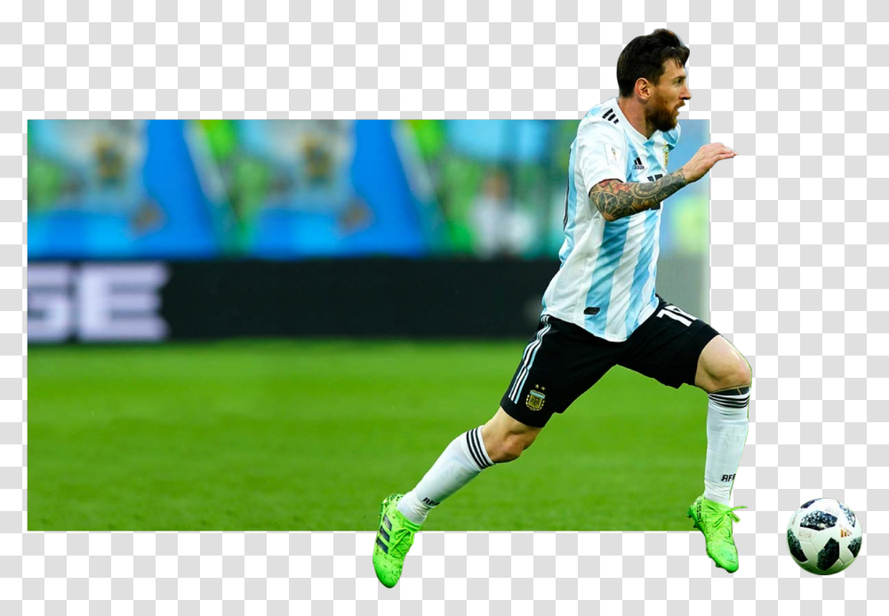 Lionel Messi Con Argentina, Person, Soccer Ball, Football, Team Sport Transparent Png