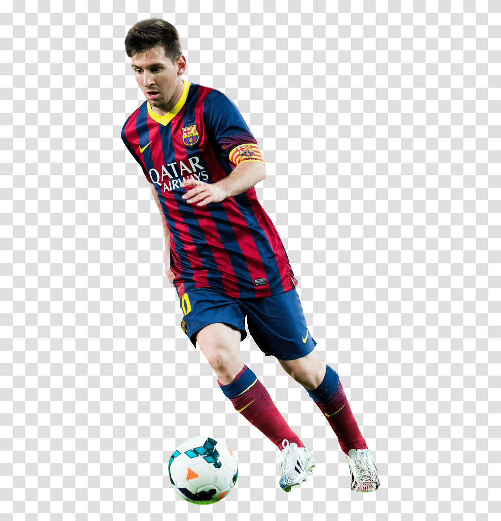 Lionel Messi Download Kick Up A Soccer Ball, Football, Team Sport, Person, People Transparent Png