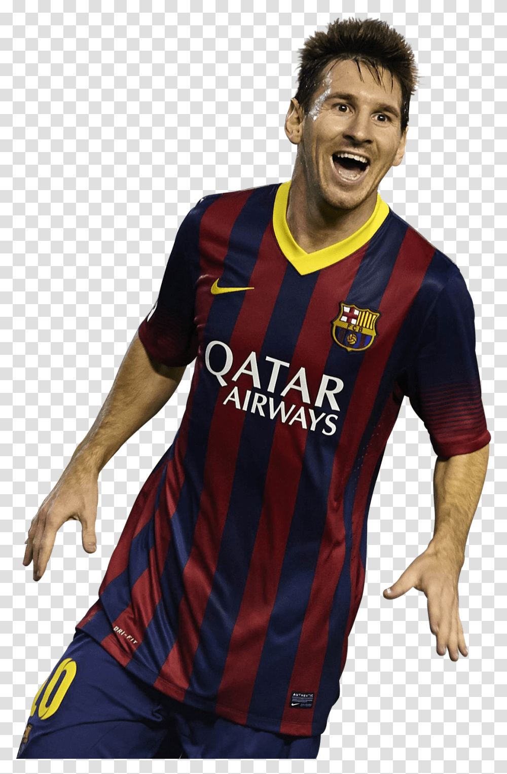 Lionel Messi En, Shirt, Person, Jersey Transparent Png