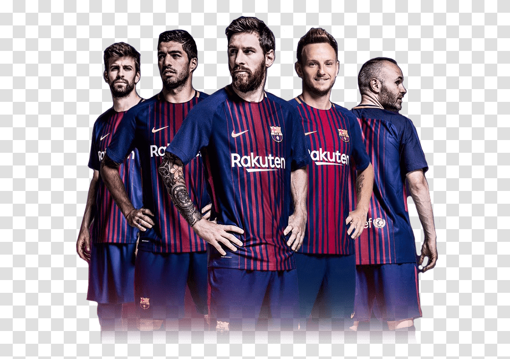 Lionel Messi Fc Barcelona Soccer Home Jersey 2018 Fc Barcelona Wallpaper Hd, Person, Skin, People Transparent Png