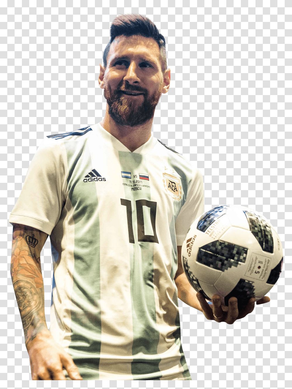 Lionel Messi Football Render Footyrenders Argentina Leo Messi, Person, Soccer Ball, Team Sport, People Transparent Png