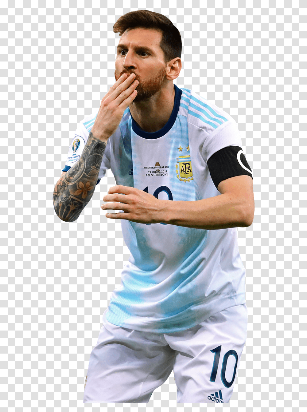 Lionel Messi Football Render 54743 Footyrenders Copa America Brazil Argentina, Skin, Sleeve, Clothing, Person Transparent Png