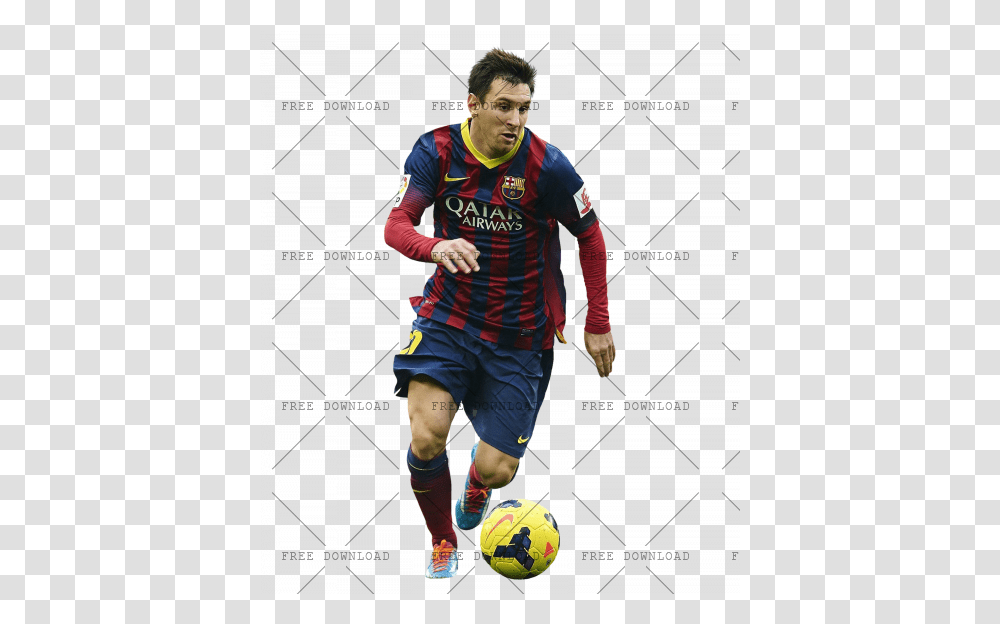 Lionel Messi Image With Background Photo Messi 2014, Person, Human, Soccer Ball, Football Transparent Png