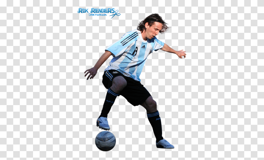 Lionel Messi Render, Soccer Ball, Football, Team Sport, Person Transparent Png