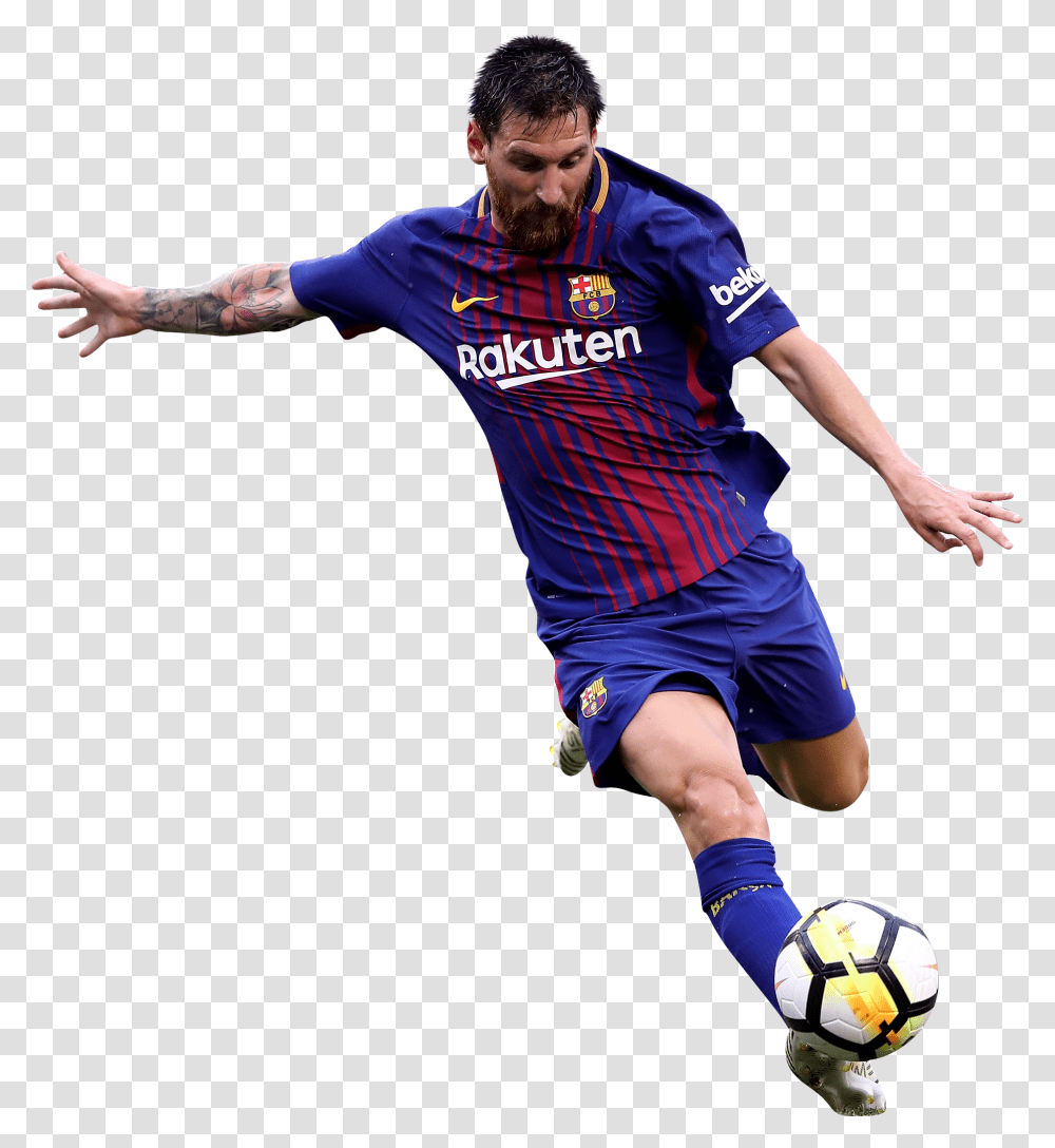 Lionel Messirender Messi Rakuten, Person, Soccer Ball, Football, Team Sport Transparent Png