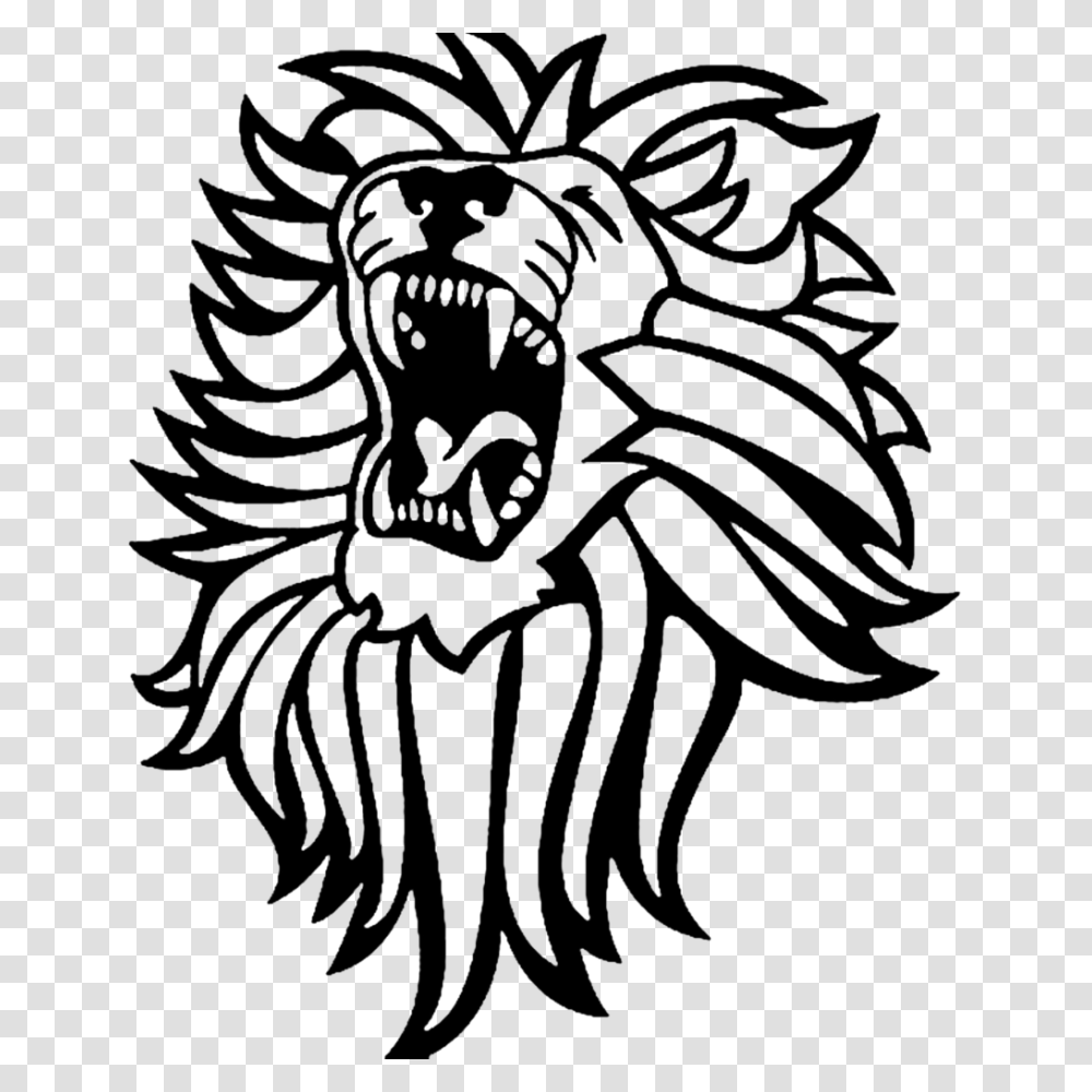 Lioness Roar Hd, Floral Design, Pattern Transparent Png