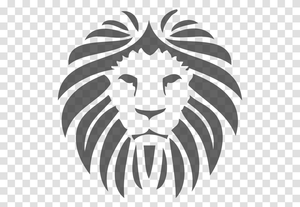 Lionhead Rabbit Clip Art Lion's Head Logo, Stencil, Food, Emblem Transparent Png