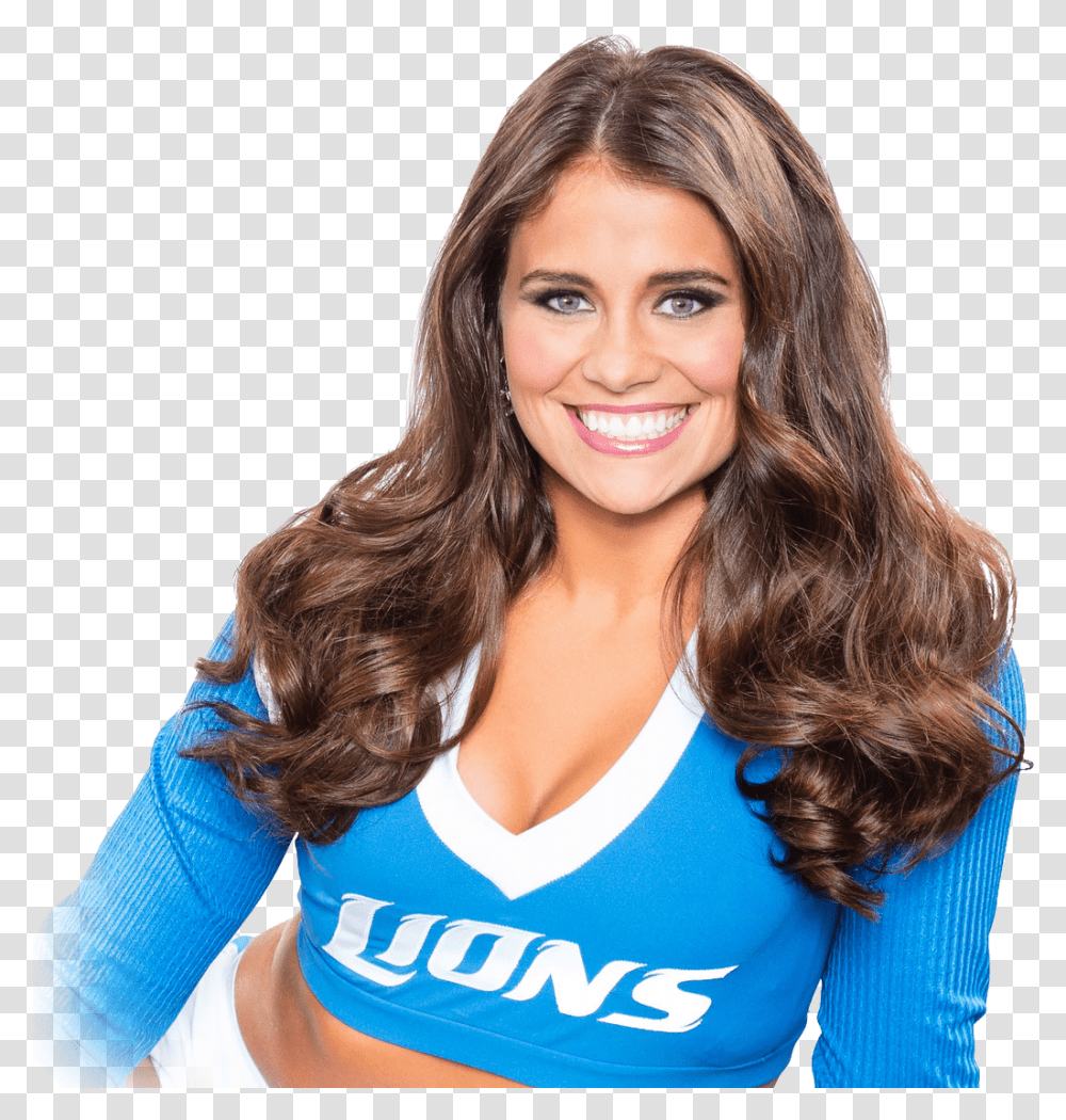 Lions Cheerleader Girl, Female, Person, Clothing, Woman Transparent Png
